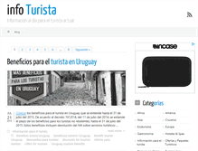 Tablet Screenshot of infoturista.com